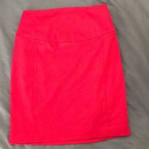 Red Pencil skirt